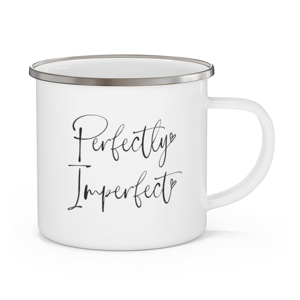 Perfectly Imperfect Enamel Campfire Mug | Camping Mug