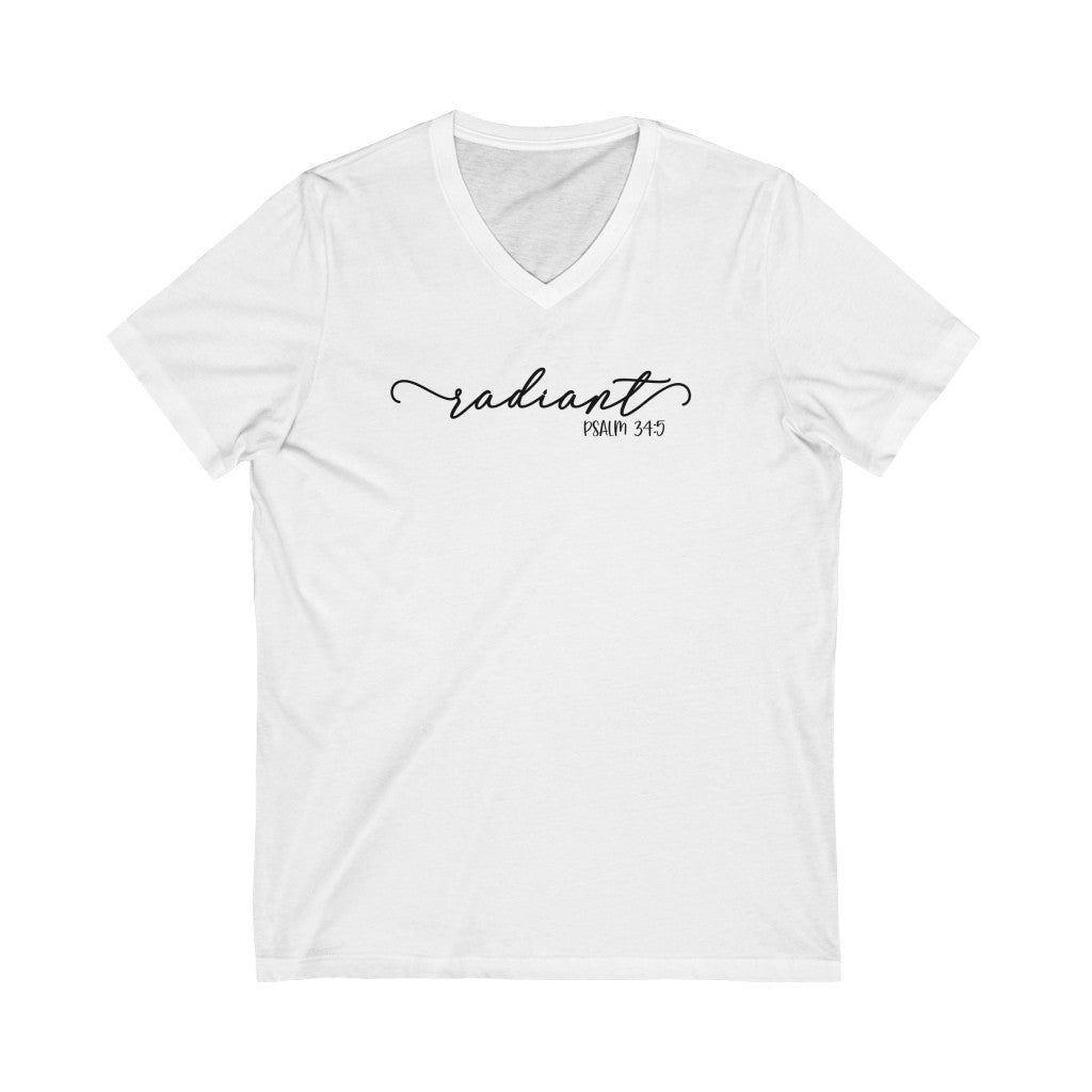 Radiant V-neck shirt | Positivity Tee