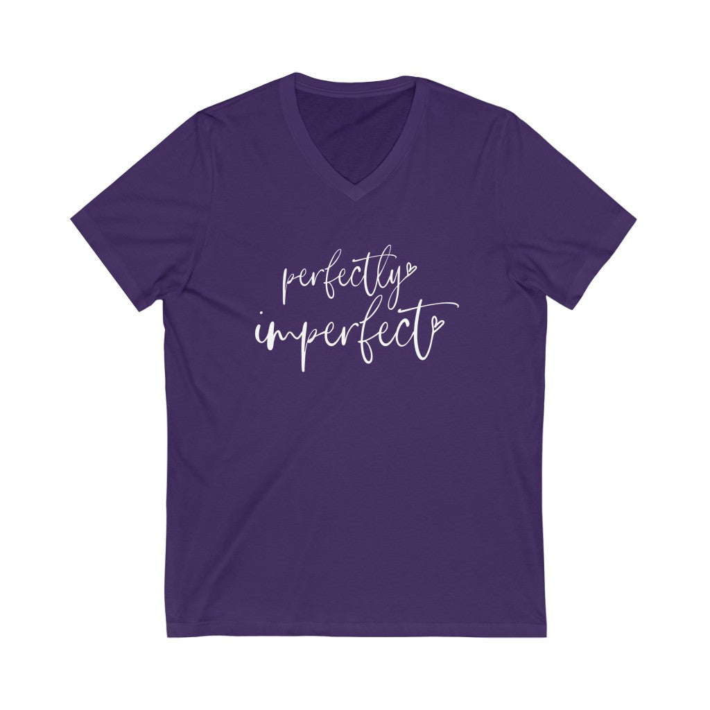 Perfectly Imperfect V-neck shirt | Positivi-tee Shirt
